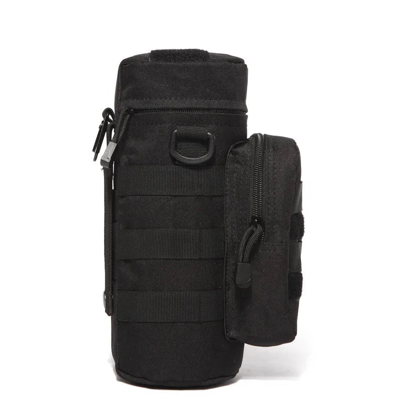 Tactical Molle Water Bottle Bag Pouch Holder Outdoor Travel Camping Hiking Cycling Fishing Hunting Water Bottle Kettle Carrier
