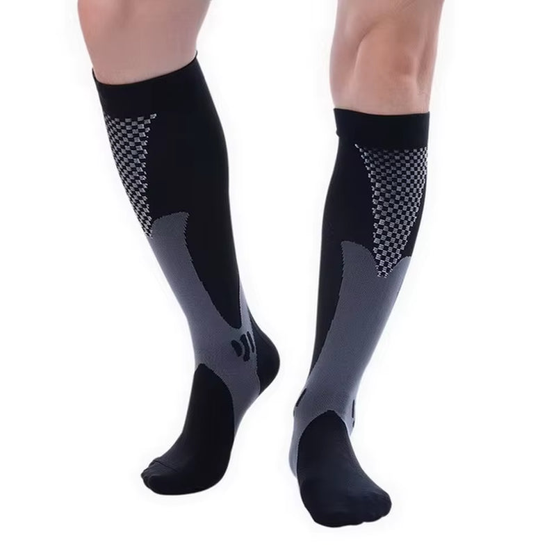 Compression Socks Medical Varicose Veins Nylon Medical Nursing Stockings Fit for Sports Black Compression Socks for anti Fatigue