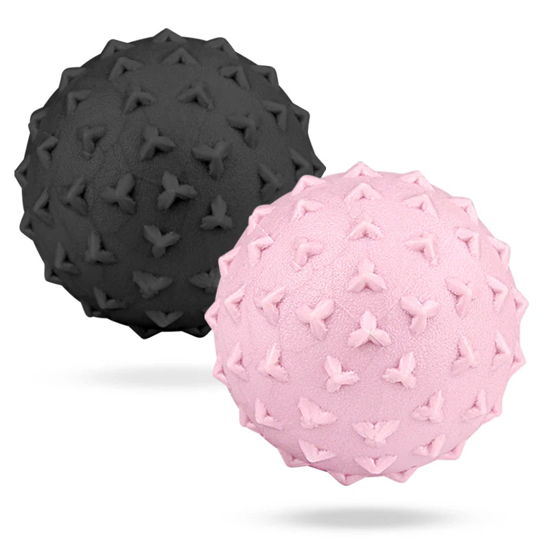 Soft Triangular-Nibbed TPE Foam Roller Ball for Leg Foot Hand Relaxation Yoga Massage and Fitness