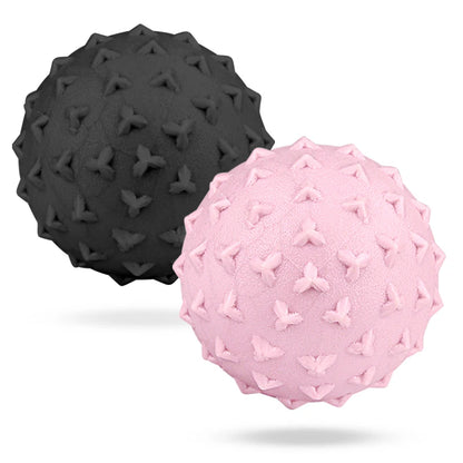 Soft Triangular-Nibbed TPE Foam Roller Ball for Leg Foot Hand Relaxation Yoga Massage and Fitness