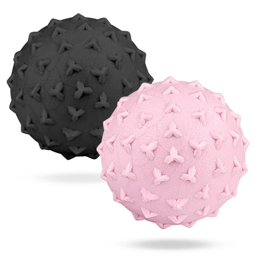 Soft Triangular-Nibbed TPE Foam Roller Ball for Leg Foot Hand Relaxation Yoga Massage and Fitness