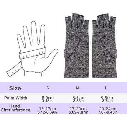 Relieve Hand Discomfort with 1Pair Fingerless Compression Gloves