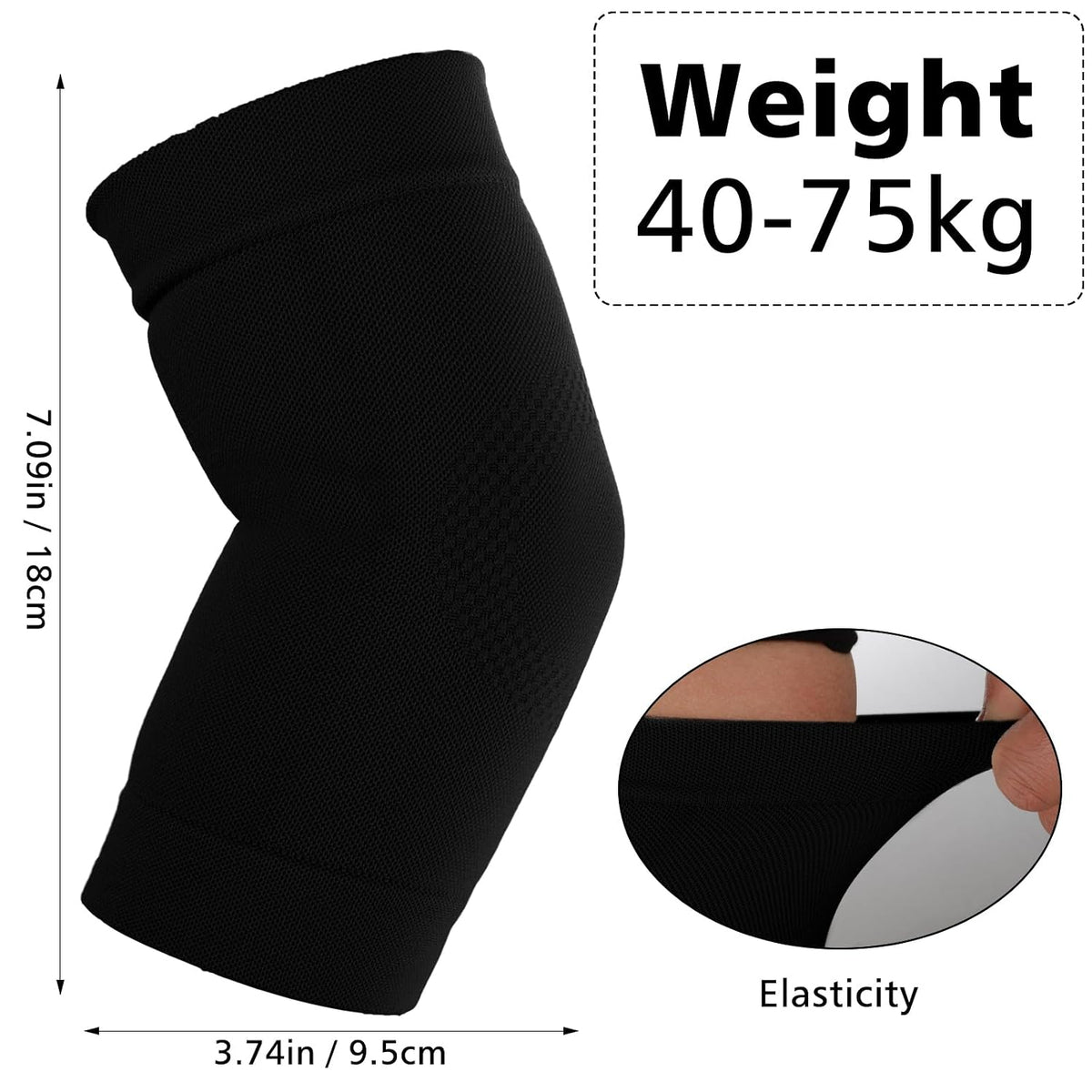 Elbow Compression Sleeve, 1 Pairs Arm Support Elbow Sleeves, Tennis Elbow Compression Support Sleeve, Elbow Sleeve for Weightlifting, Elbow Pads for Sports Protection and Pain Relief